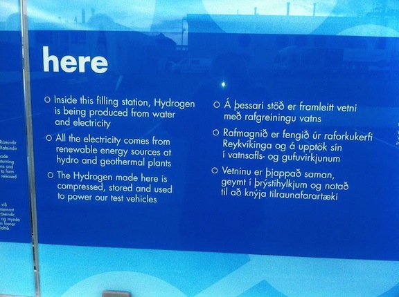 1. Iceland hydrogen refueling station