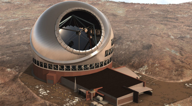 Thirty Meter Telescope Mauna Kea
